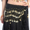Three-layer Gold Coin Waistband Dance Practice Exercises